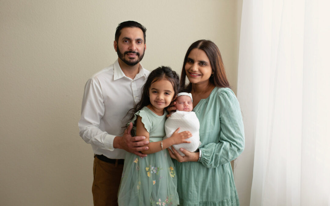 Manteca Newborn Photographer | Baby Girl Studio Session