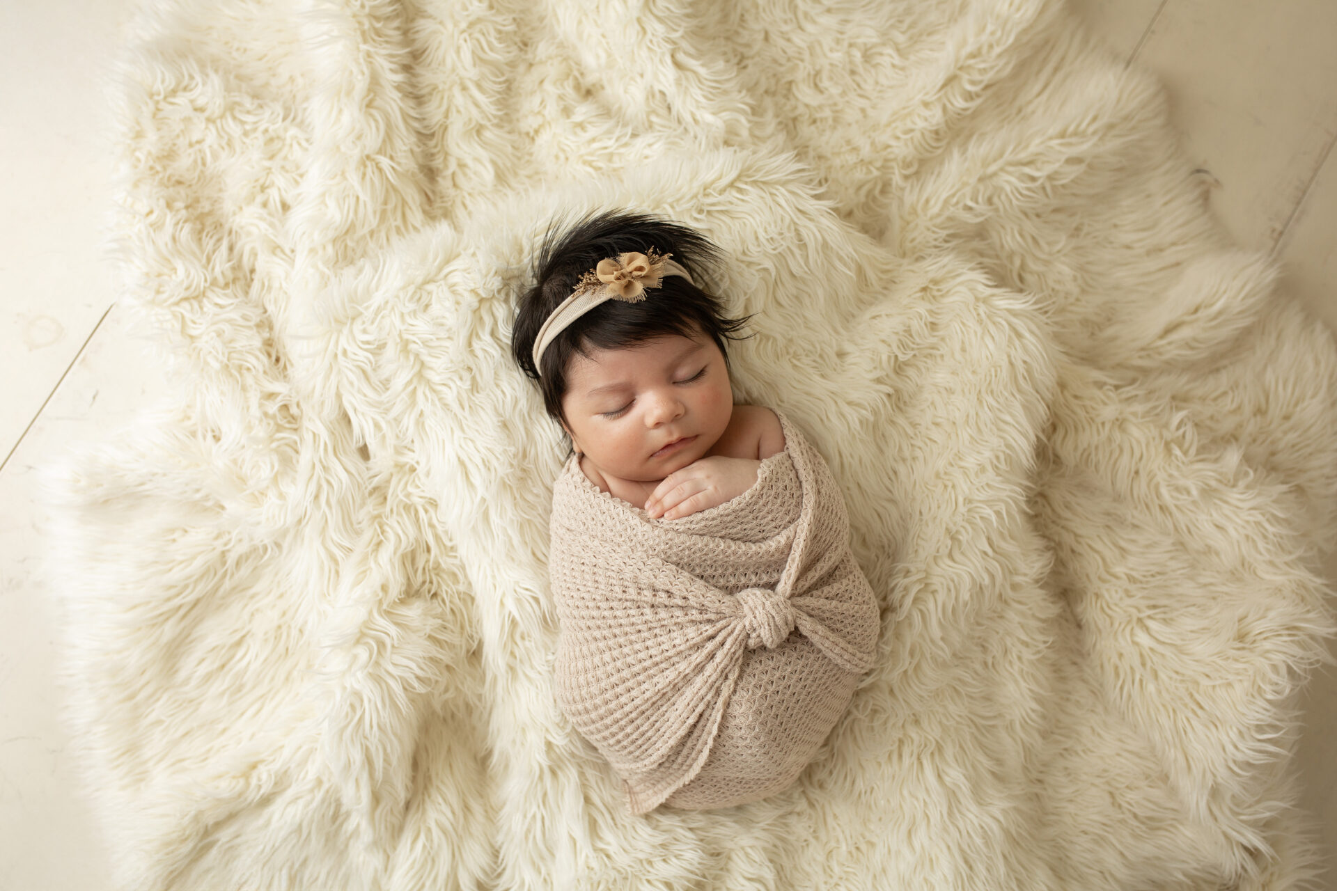 manteca ca newborn photographer posed baby